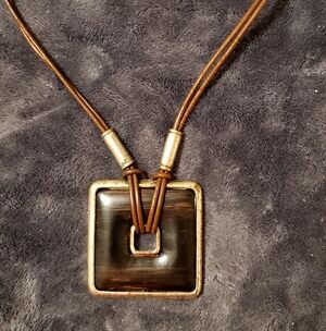 Modern Geometric Pendant Necklace
